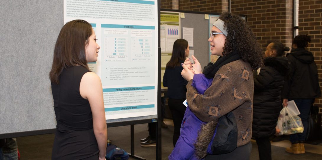 Students talk about research