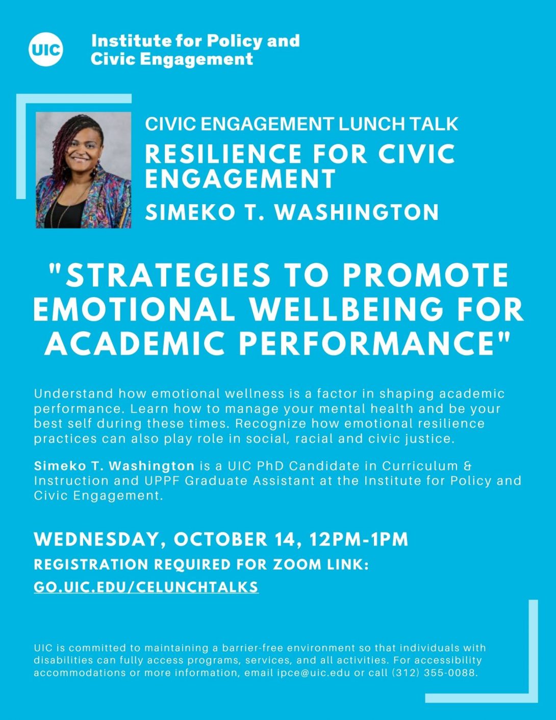 Civic engagement lunch talk