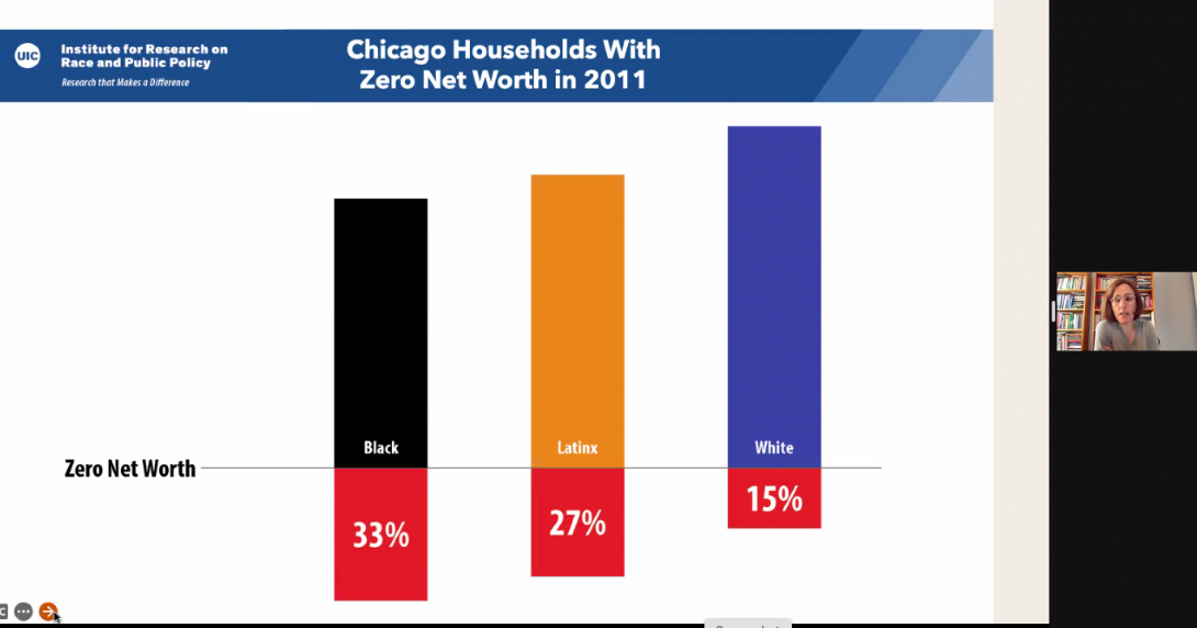 Chicago Households with Zero Net Worth in 2021